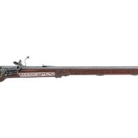 Contemporary Schwabian Wheellock Rifle in the Style of Johann Michael Maucher by John B. Derrick (American, b.1936)
