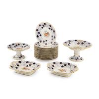 An English Porcelain Dessert Service