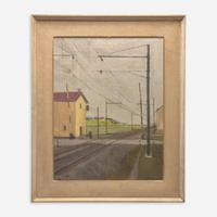 Georgiy Grigorievich Nissky (Russian, 1903–1957) Crossing Station