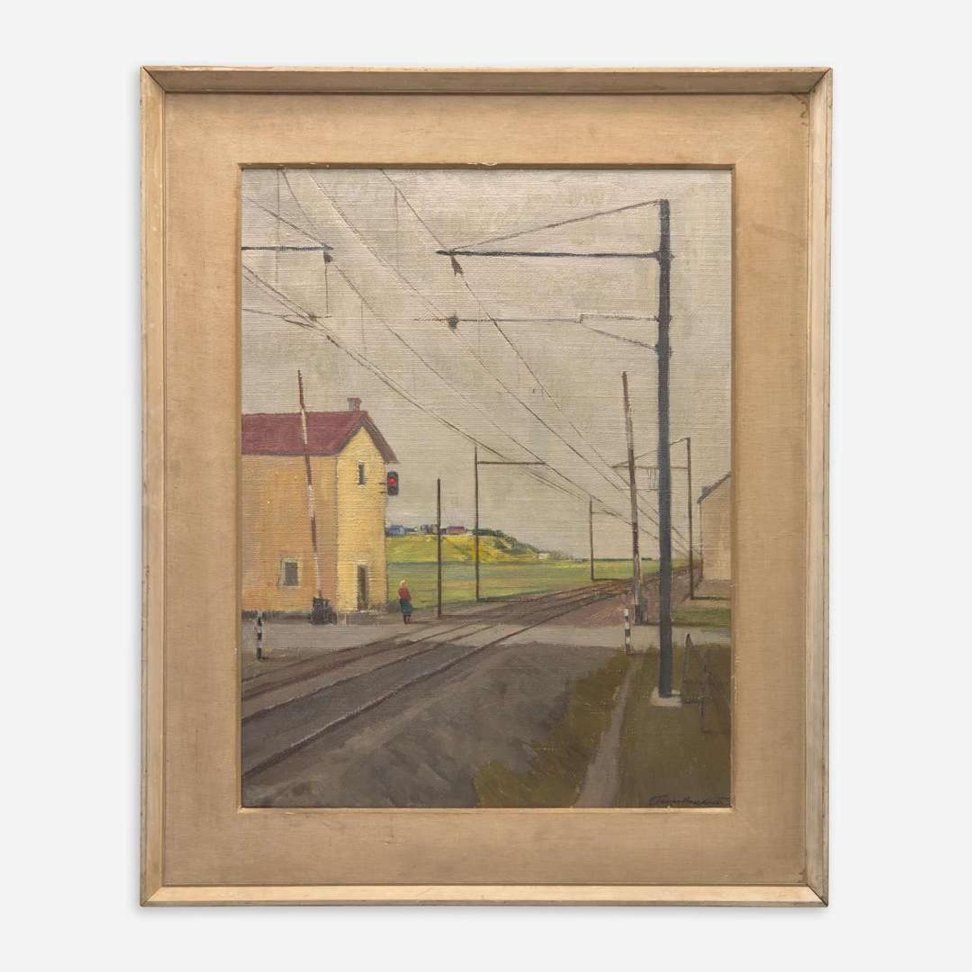 Georgiy Grigorievich Nissky (Russian, 1903–1957) Crossing Station