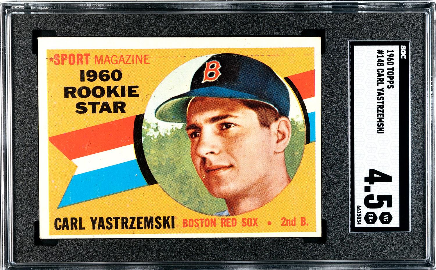 A Complete Set of 1960 Topps Baseball Cards (572/572) Including Carl Yastrzemski Rookie and Mickey Mantle SGC Graded Issues,