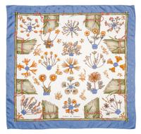 An Hermes 90cm Jacquard Silk Scarf, 36"x36".