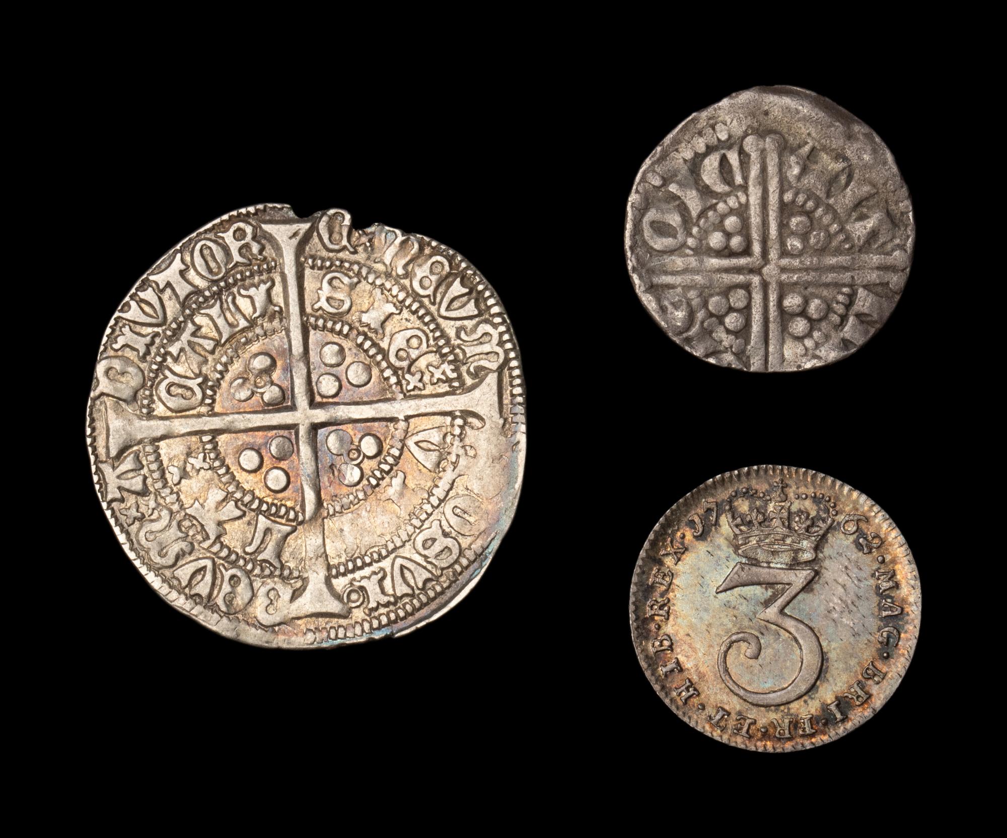 [GREAT BRITAIN/ENGLAND] A Group of Three Silver Coins