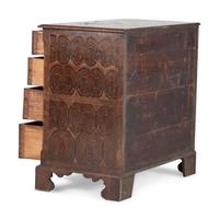 A George III Oysterwood-Veneered Chest of Drawers