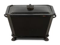 An Egyptian Revival Ebonized Coal Hod