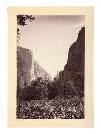 WATKINS, Carleton (1829-1916), photographer. Yo-semite Valley: Photographic Views of the Falls and Valley of Yo-semite in Mariposa County, California. San Francisco: N.p., 1863.