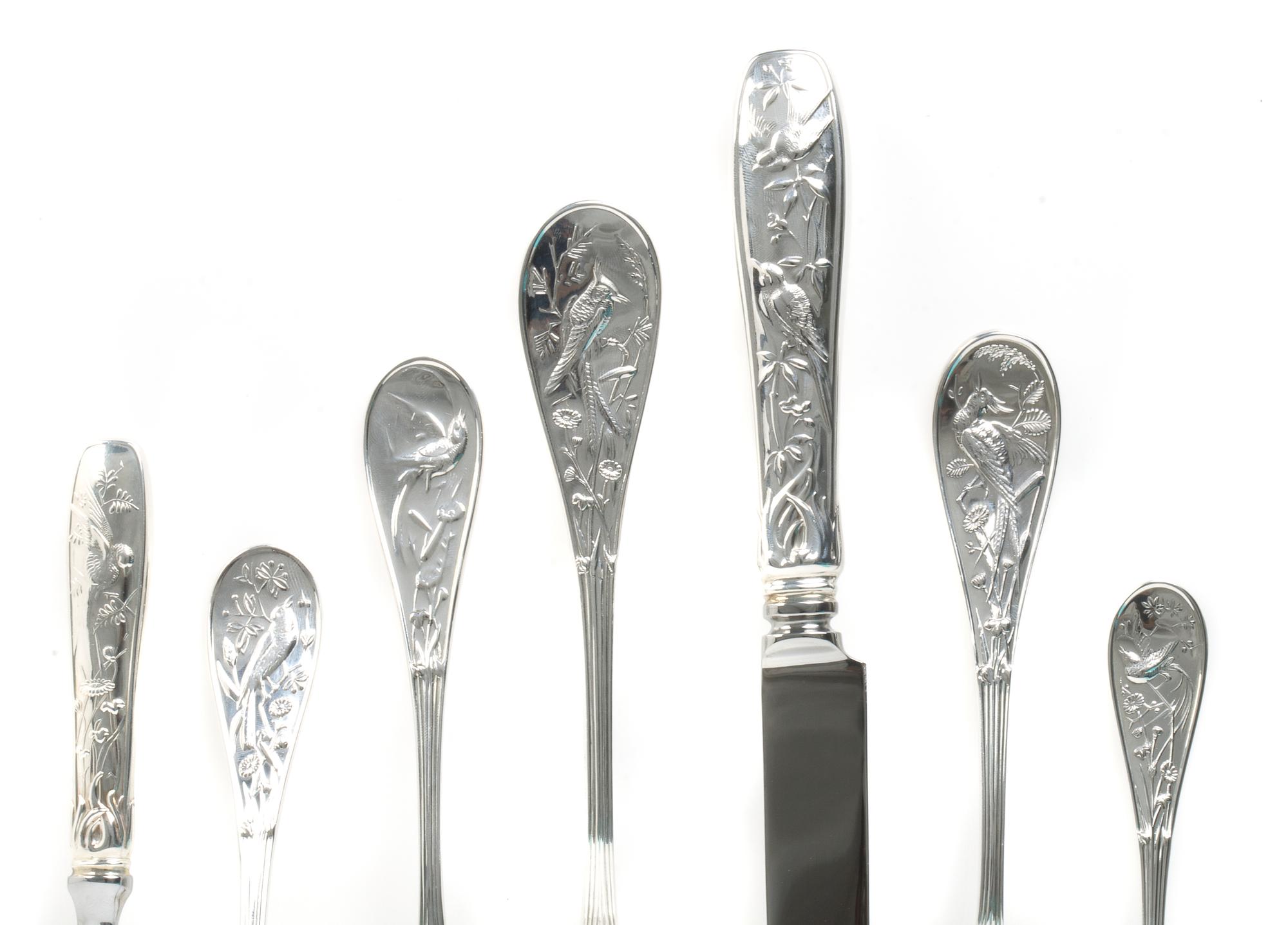 An American Sterling Silver Flatware Service for Eight, Tiffany & Co.,