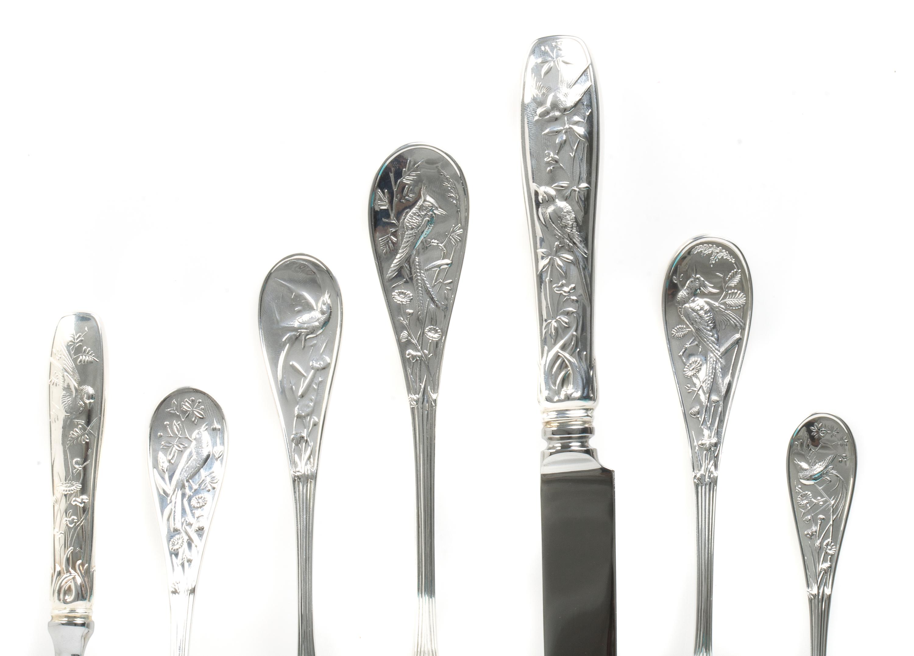 An American Sterling Silver Flatware Service for Eight, Tiffany & Co.,