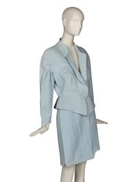 Thierry Mugler Denim Skirt Suit, 1980s