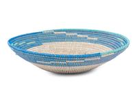 A Group of Ten Woven Baskets and Trays