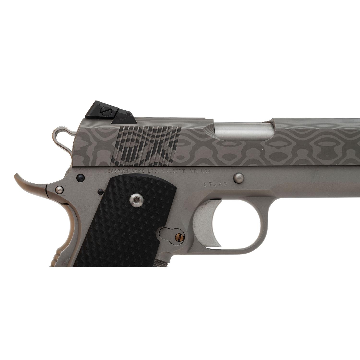 *Caspian Arms Damascus Slide 1911 Pistol