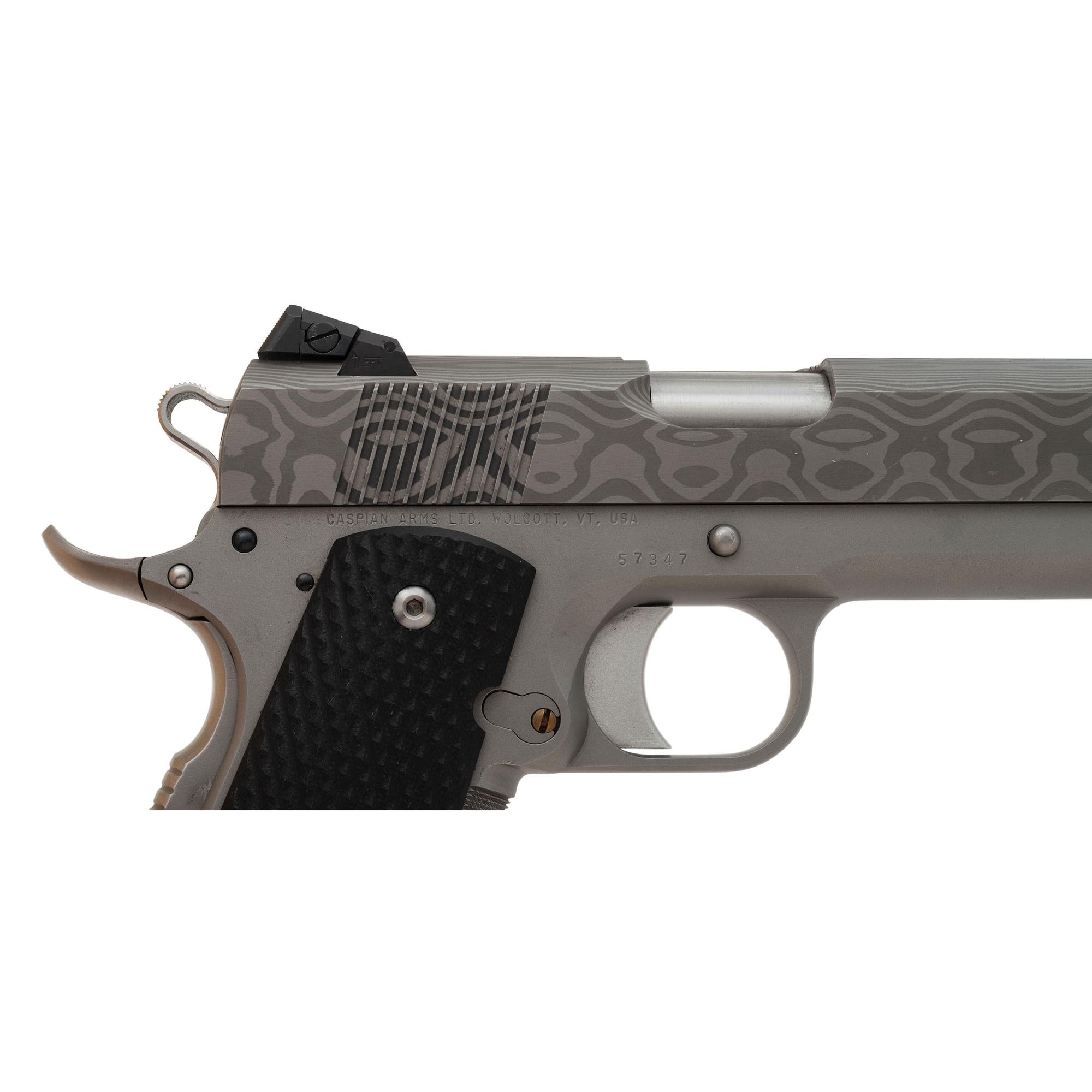 *Caspian Arms Damascus Slide 1911 Pistol