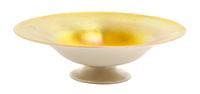 Steuben, FIRST HALF 20TH CENTURY, a Calcite glass centerpiece dish