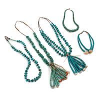 Pueblo-Style Turquoise Nugget Necklaces