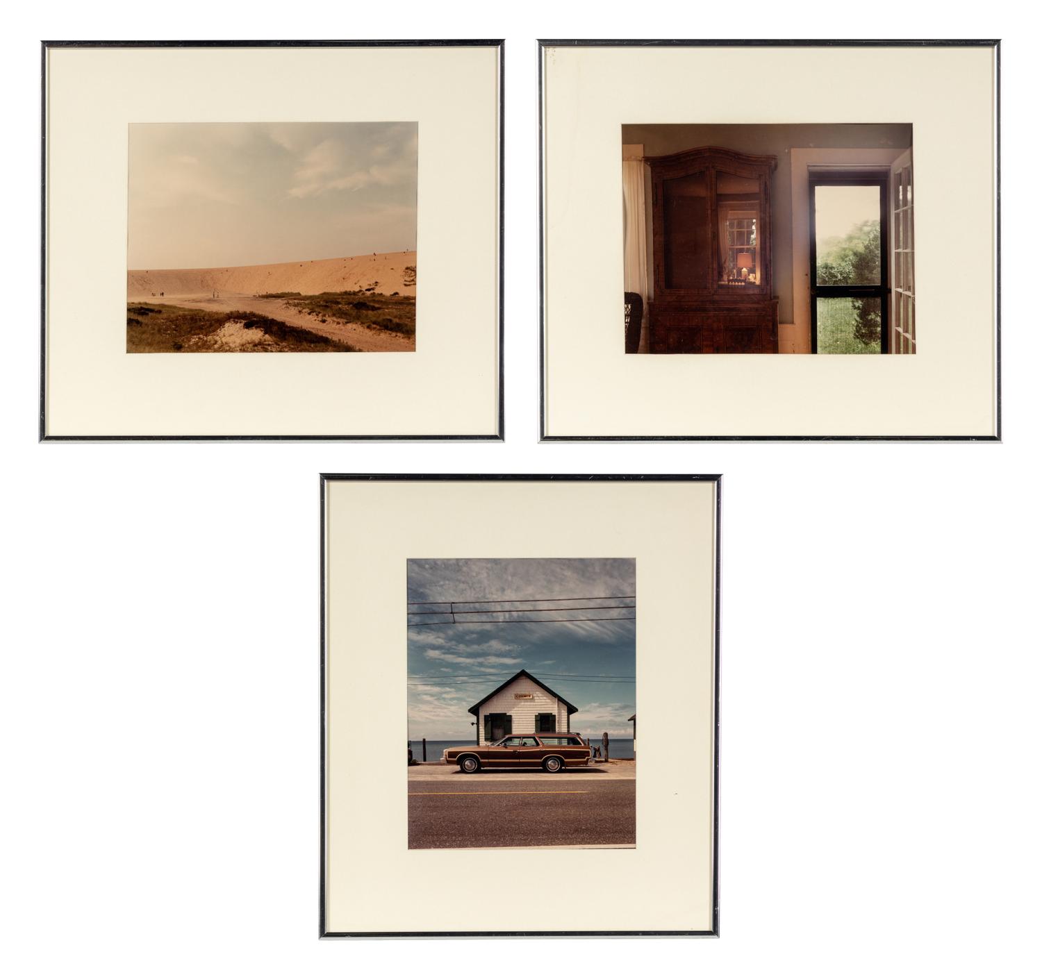 Wilson Cottage , Wellfleet , 1976; Cosmo's, 1977; Untitled , 1977 (three works)