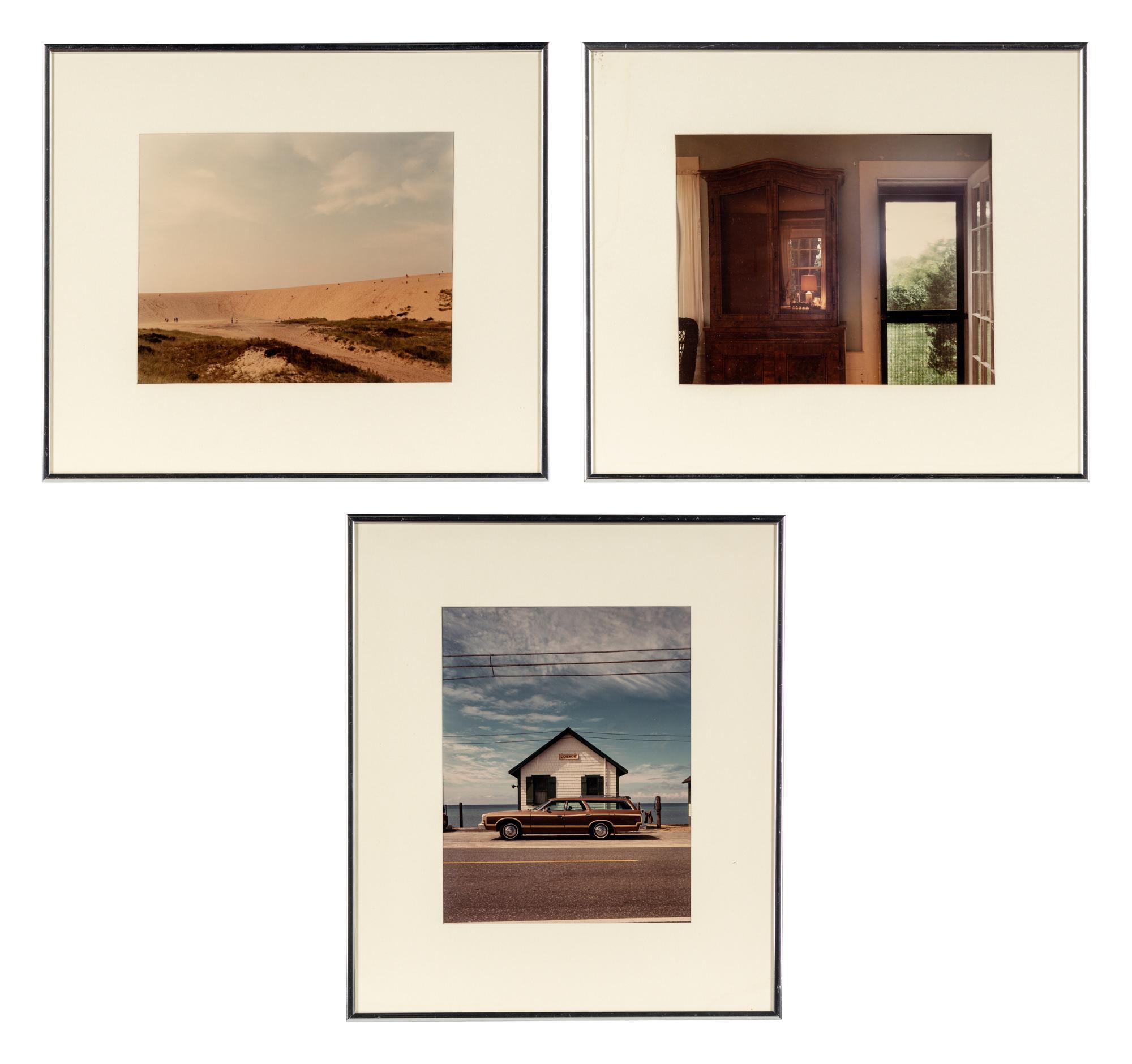 Wilson Cottage , Wellfleet , 1976; Cosmo's, 1977; Untitled , 1977 (three works)