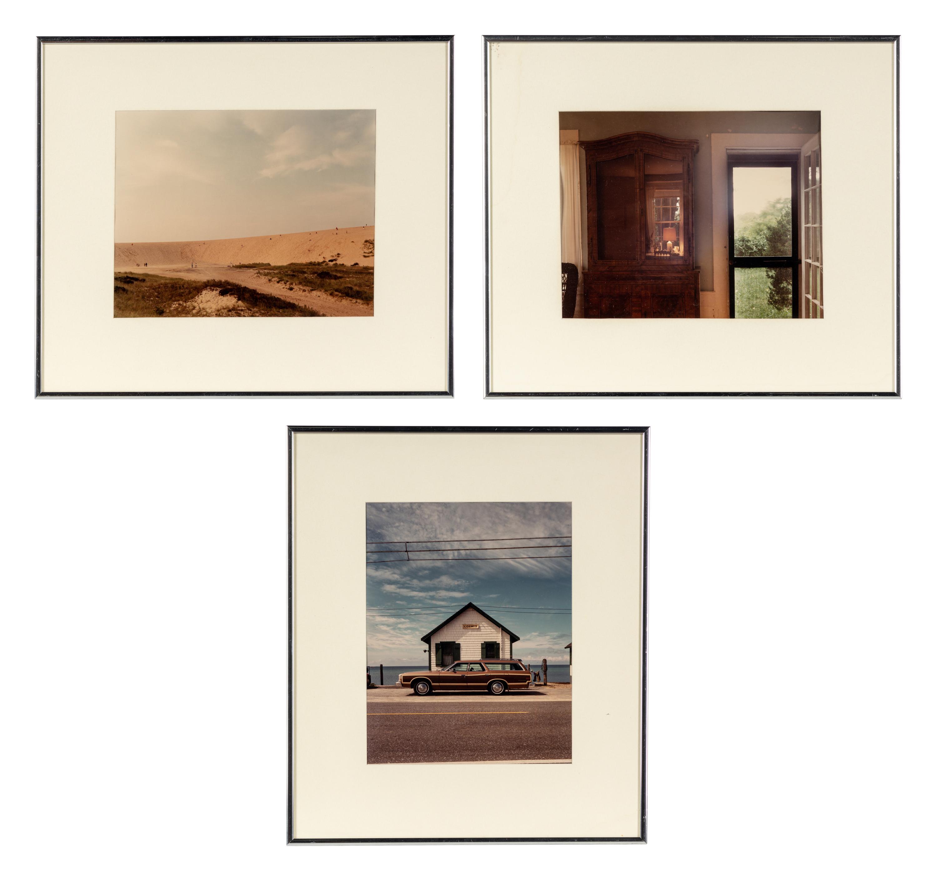 Wilson Cottage , Wellfleet , 1976; Cosmo's, 1977; Untitled , 1977 (three works)