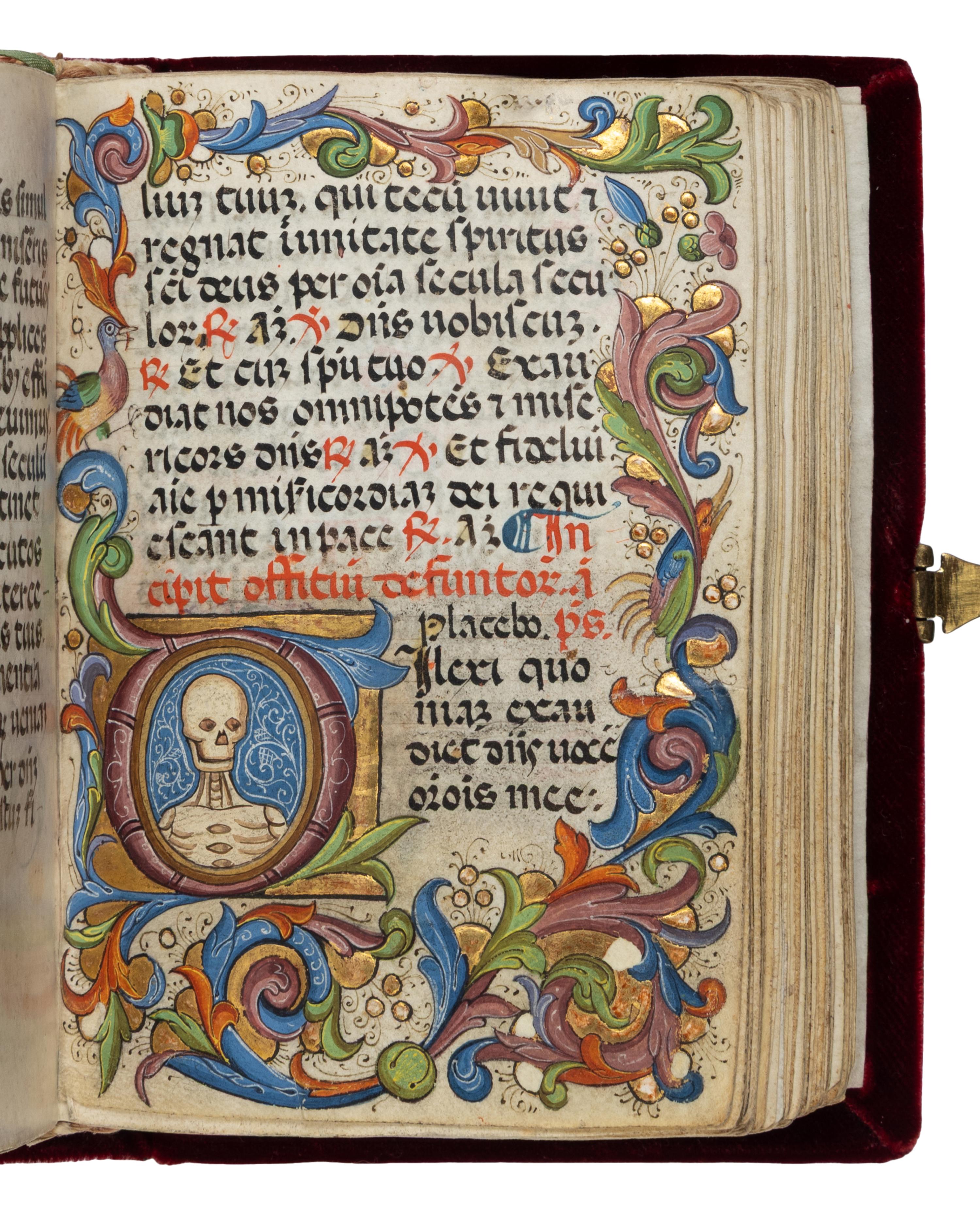BARTHOLOMEO D’ANTONIO VARNUCCI WORKSHOP (active Florence 1412/13 – c. 1479) Book of Hours, in Latin, illuminated manuscript on parchment [Italy, Florence, c. 1450]
