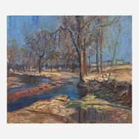 Walter Emerson Baum (American, 1884-1956) Landscape (Brook)