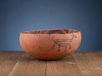 Pinedale Black-on-Red and St. Johns Polychrome Pottery Bowls