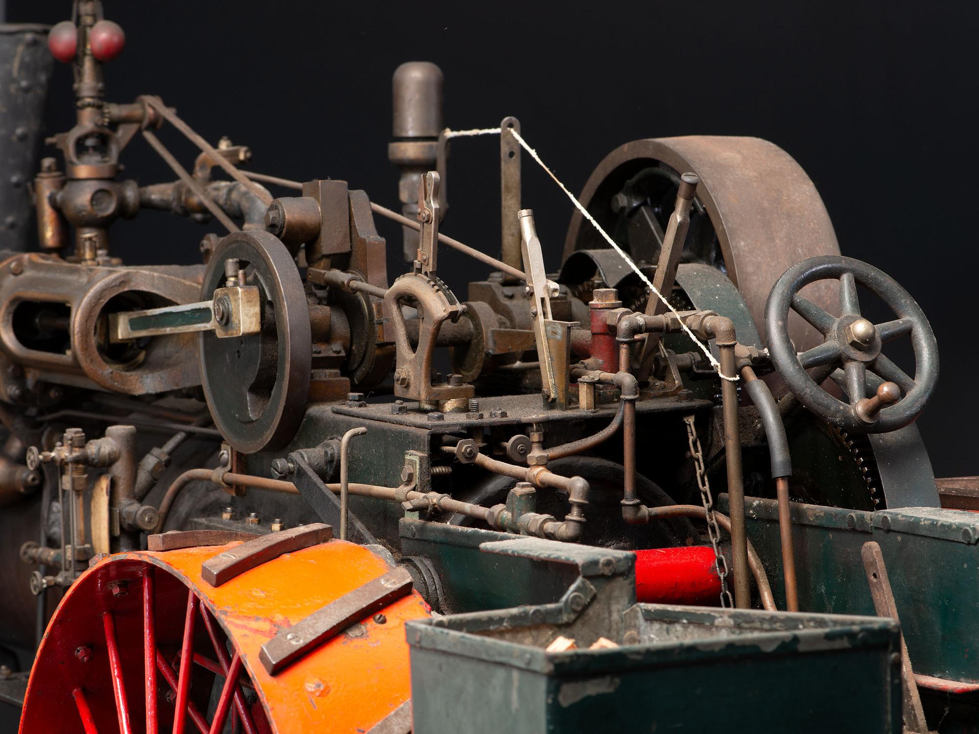 A Case Scale Model Steam Tractor