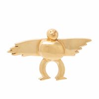 Cartier, Yellow Gold Winged Figure Brooch