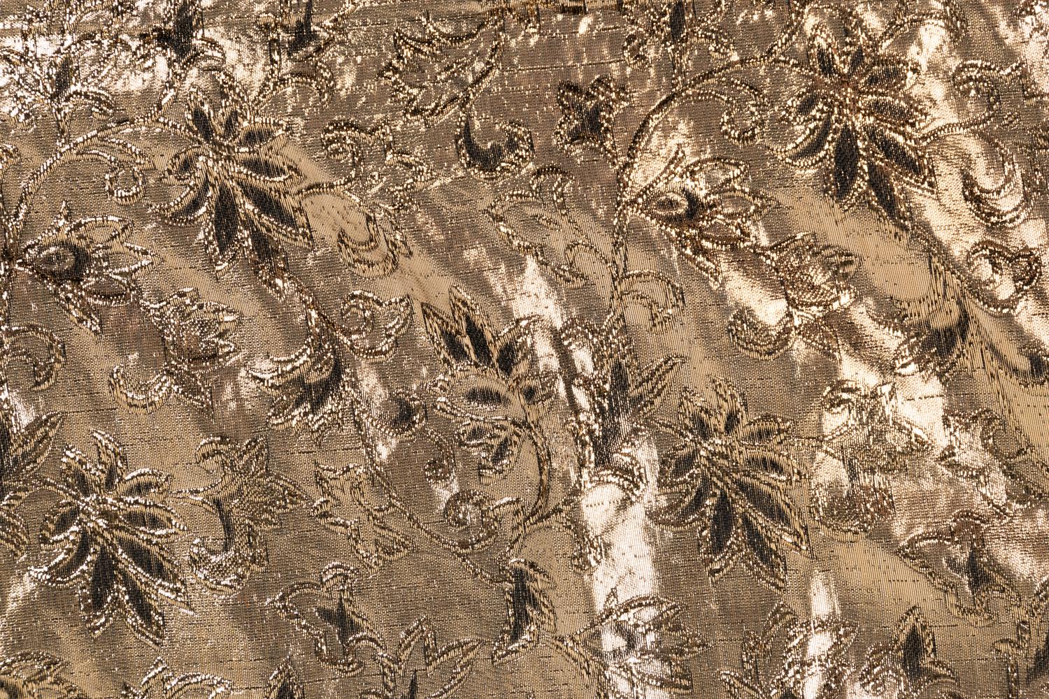 Gold Lame Shawl, 1960-90s