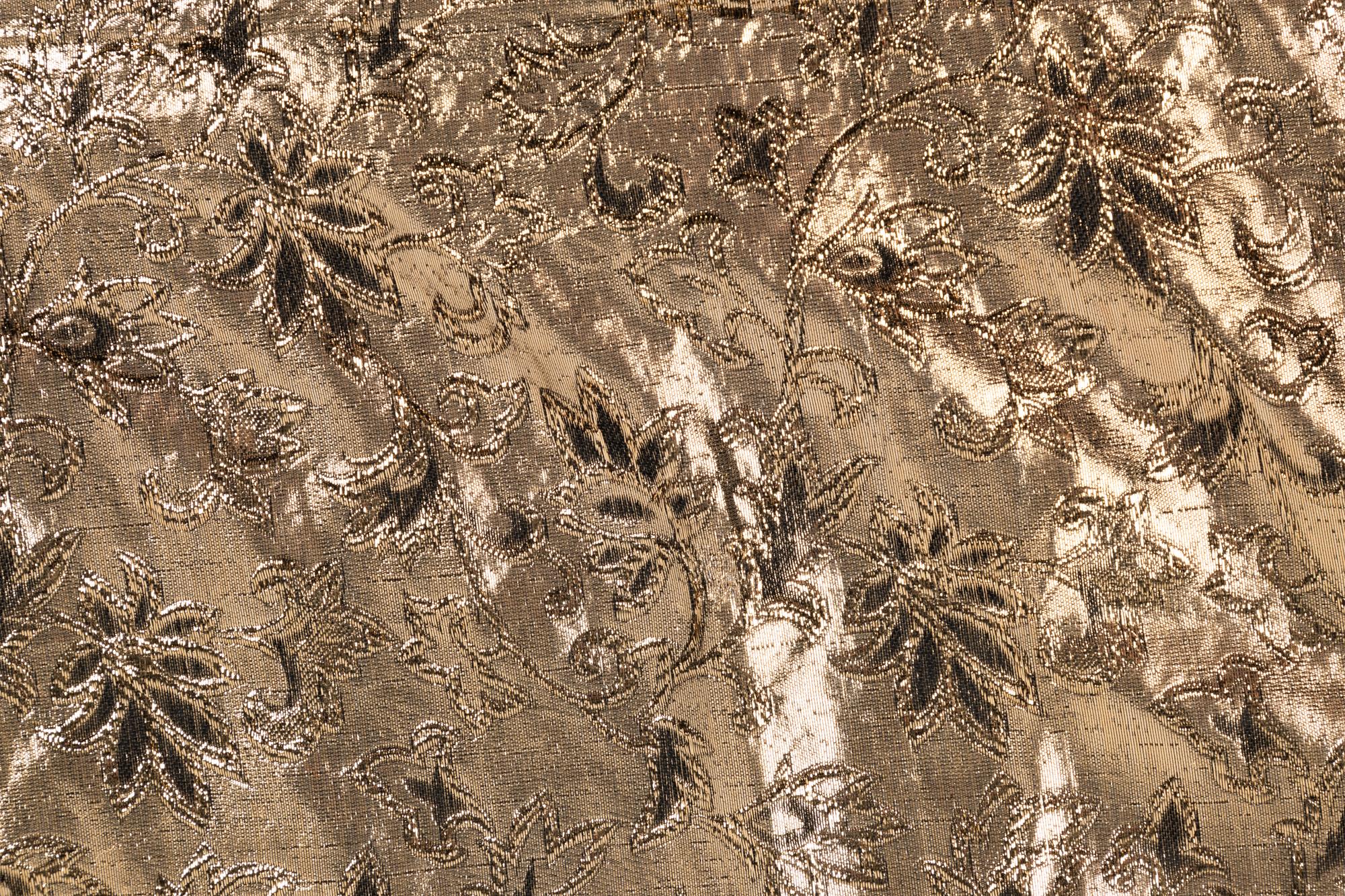Gold Lame Shawl, 1960-90s