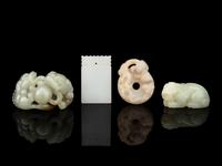 Four Chinese Jade Carvings
