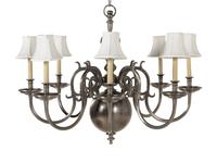 A Dutch Baroque Style Eight-Light Chandelier