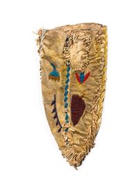 Santee Sioux Beaded Hide Pouch