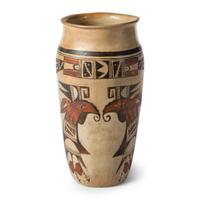 Hopi Pottery Vase, with Birds