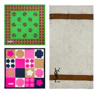 Three Vintage Yves Saint Laurent Scarves, 1970s