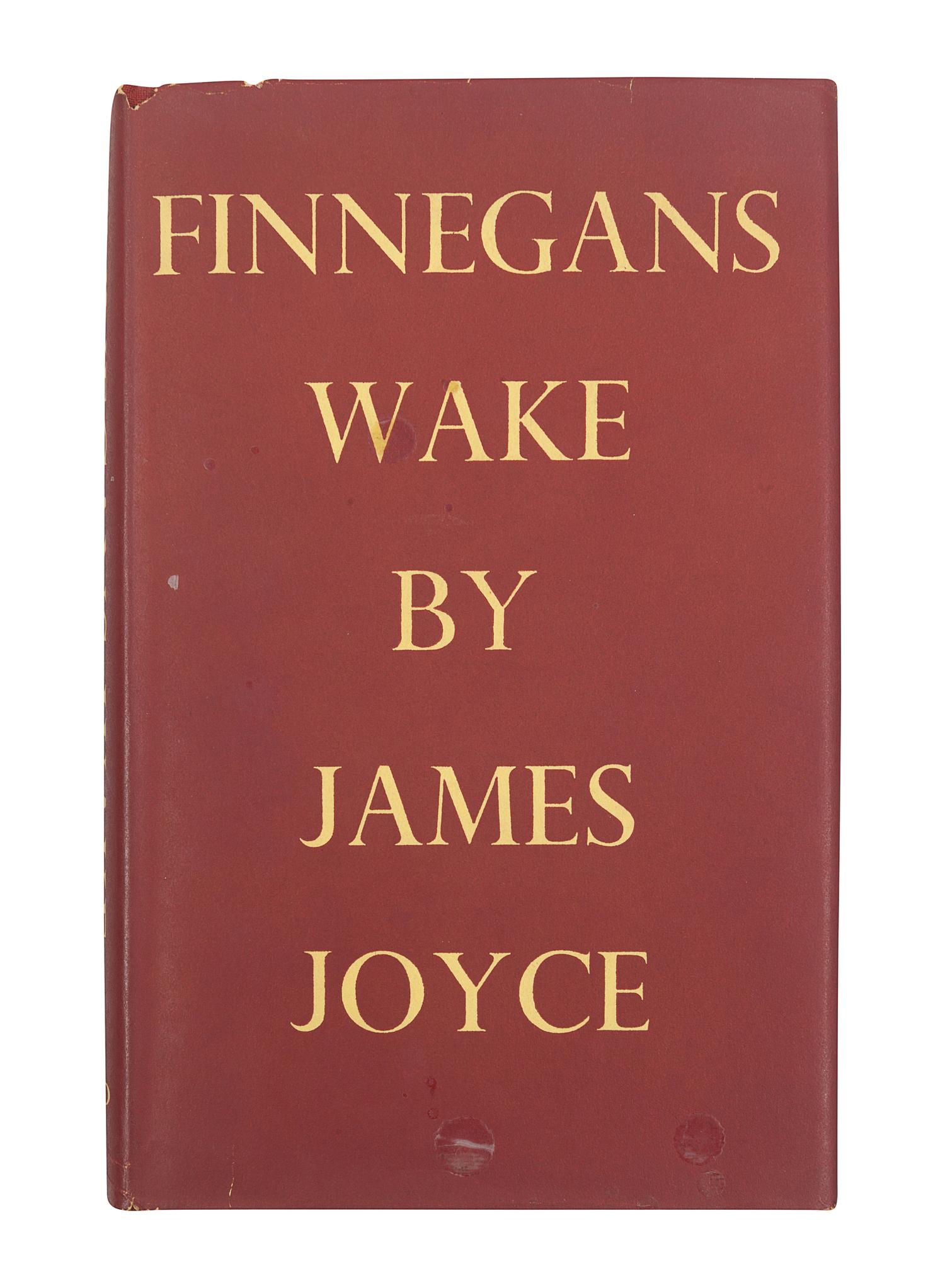 JOYCE, James (1882-1941). Finnegans Wake . London: Faber and Faber, 1939.