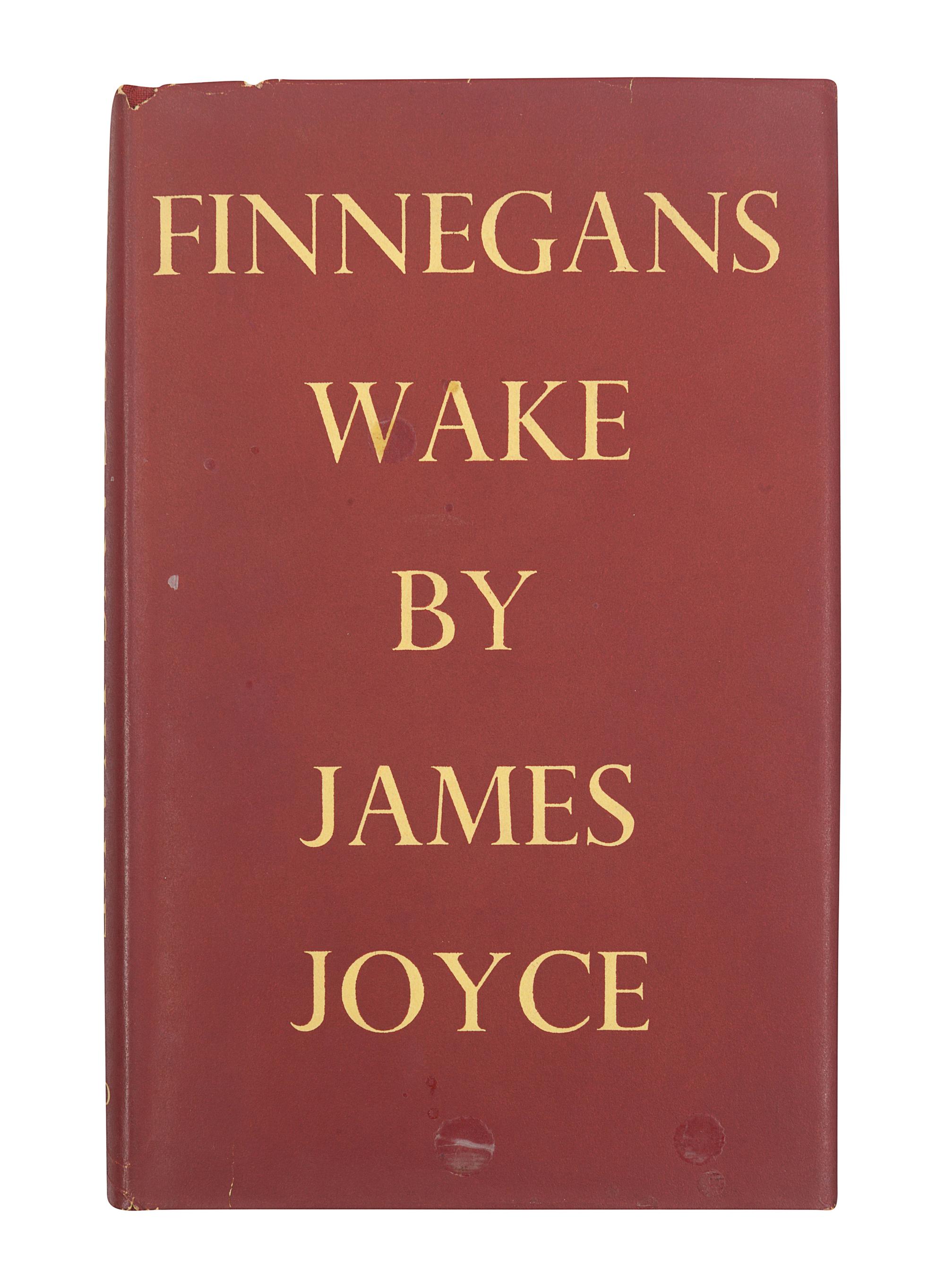JOYCE, James (1882-1941). Finnegans Wake . London: Faber and Faber, 1939.