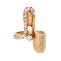 YELLOW GOLD AND DIAMOND RING