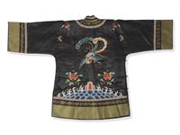 A Chinese Embroidered Silk Lady's Jacket