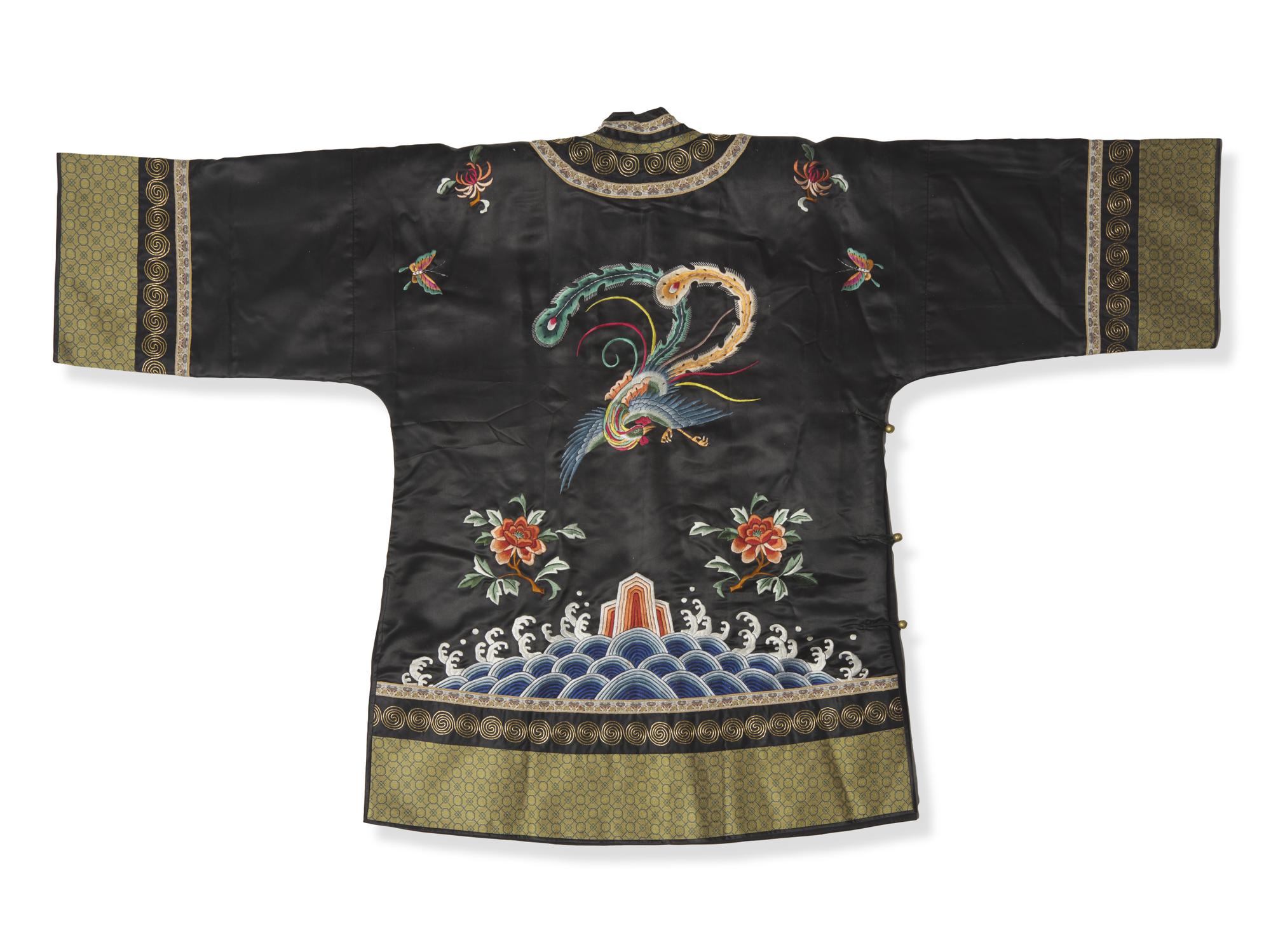 A Chinese Embroidered Silk Lady's Jacket