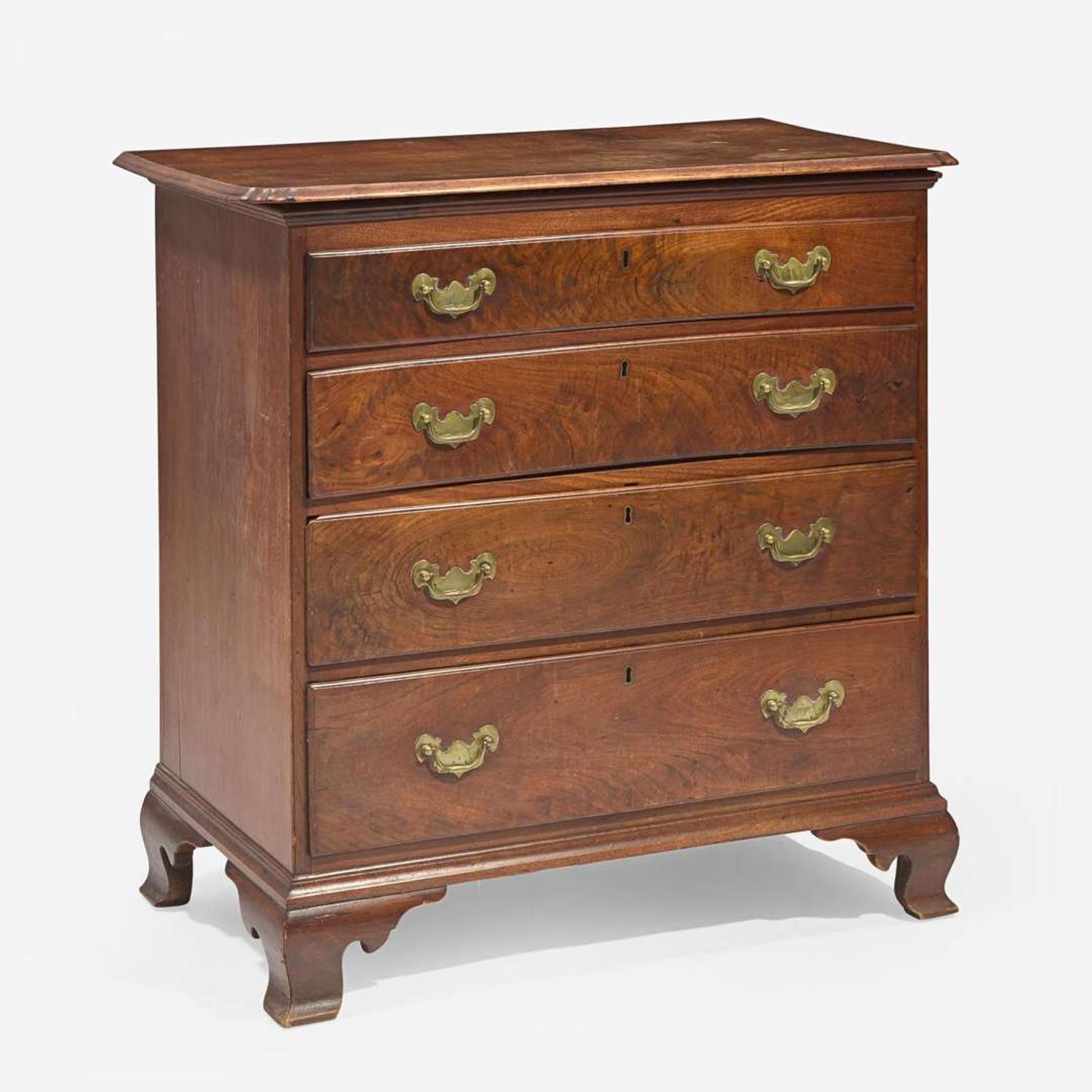 A Chippendale walnut chest of drawers Philadelphia, PA, late 18th century