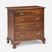 A Chippendale walnut chest of drawers Philadelphia, PA, late 18th century