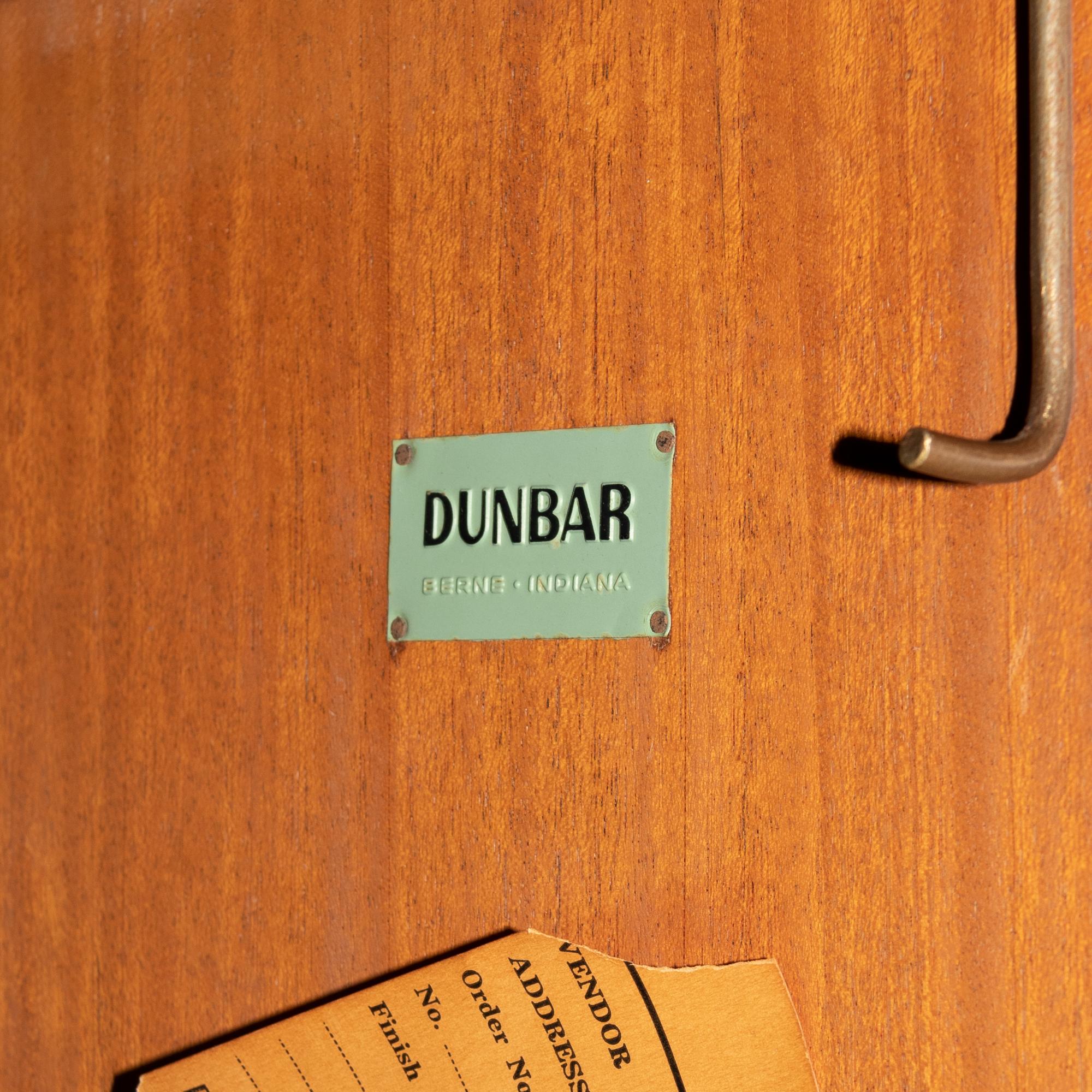 Dining Table, model 5461, with Three Leaves, Dunbar, USA