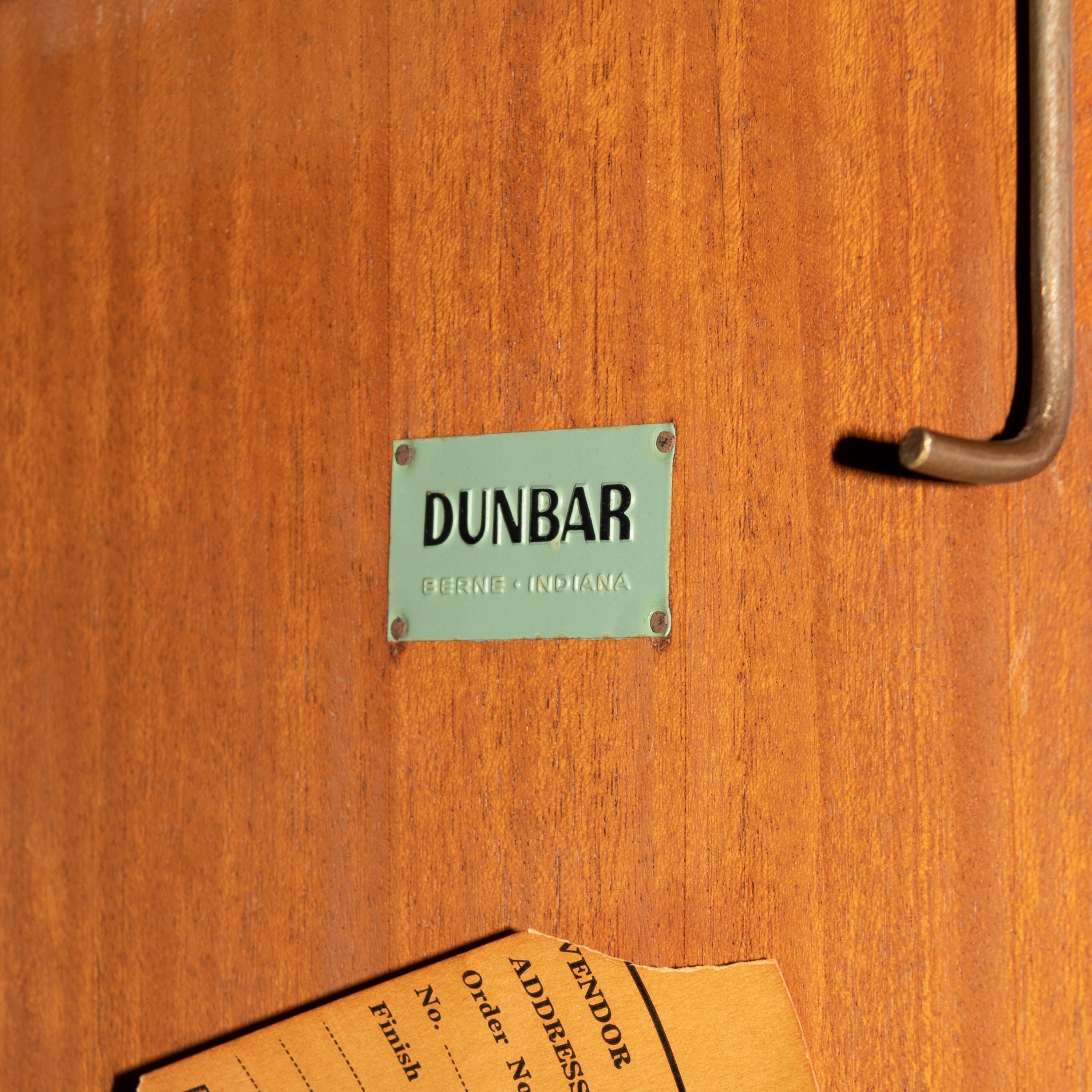 Dining Table, model 5461, with Three Leaves, Dunbar, USA