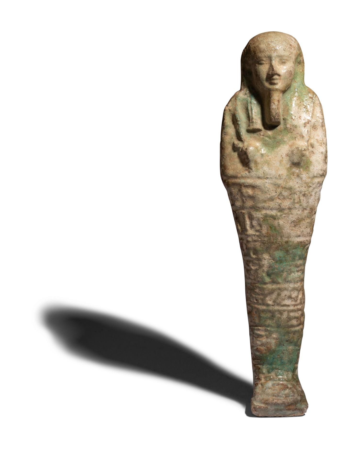 An Egyptian Faience Ushabti