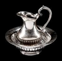 A Continental Silver Basin and Pitcher