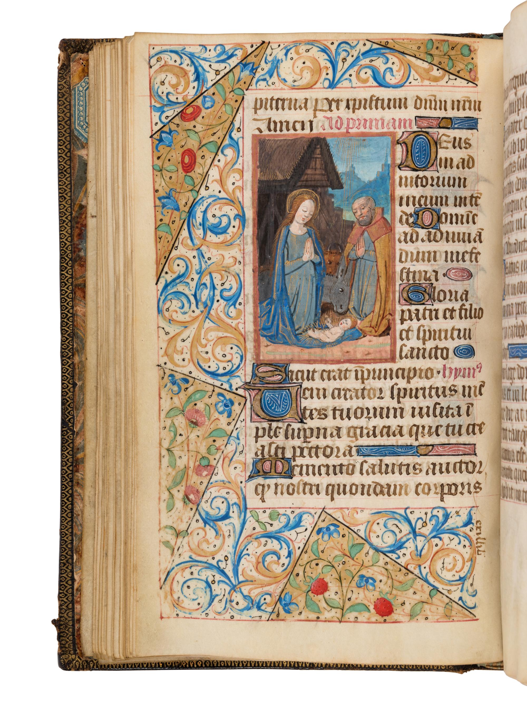 MASTER OF JEANNE HERVEZ (active Paris, c. 1480-1500) Book of Hours (use of Paris), in Latin and French, illuminated manuscript on parchment [Paris, c. 1490-1500]