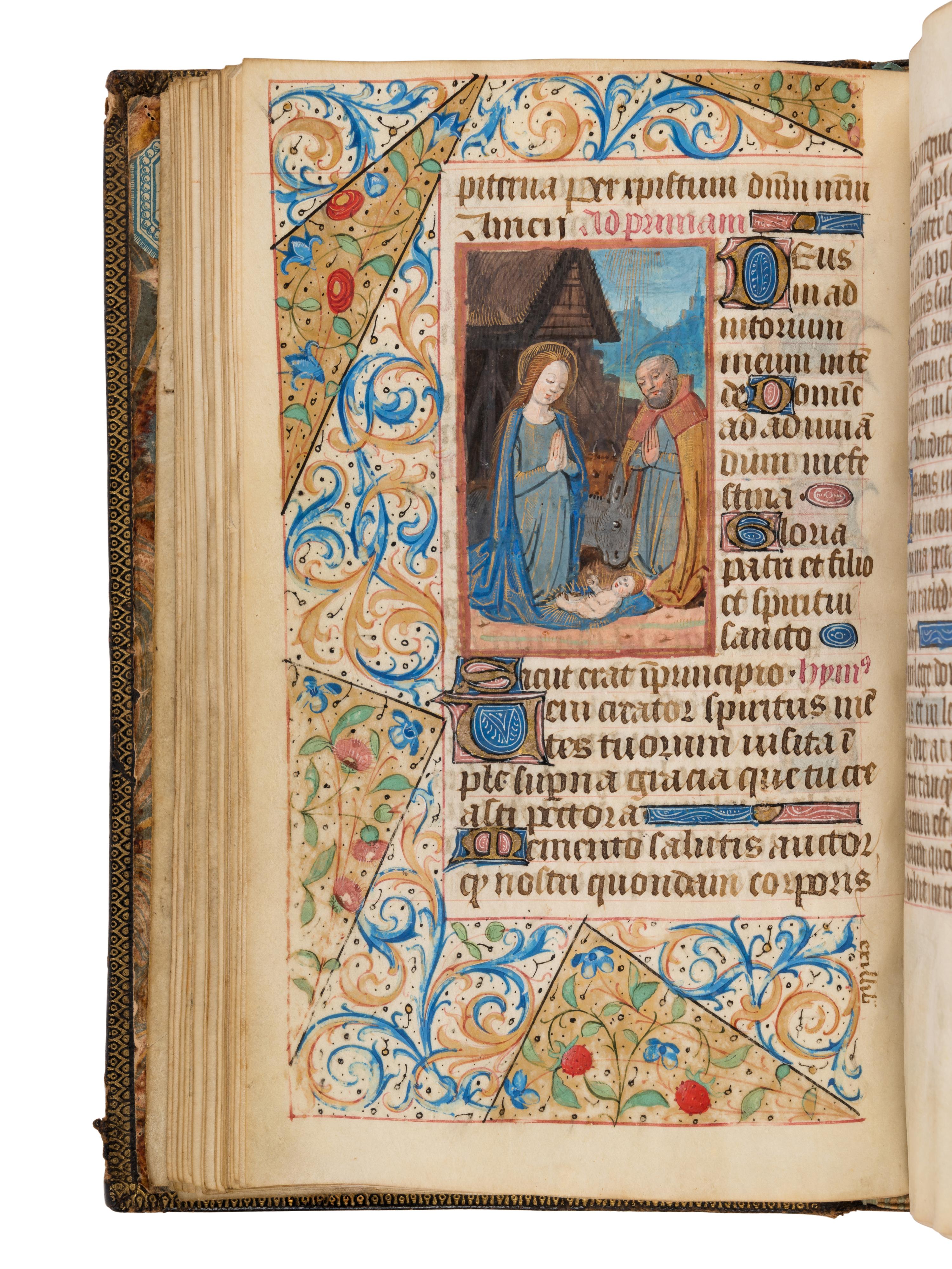 MASTER OF JEANNE HERVEZ (active Paris, c. 1480-1500) Book of Hours (use of Paris), in Latin and French, illuminated manuscript on parchment [Paris, c. 1490-1500]