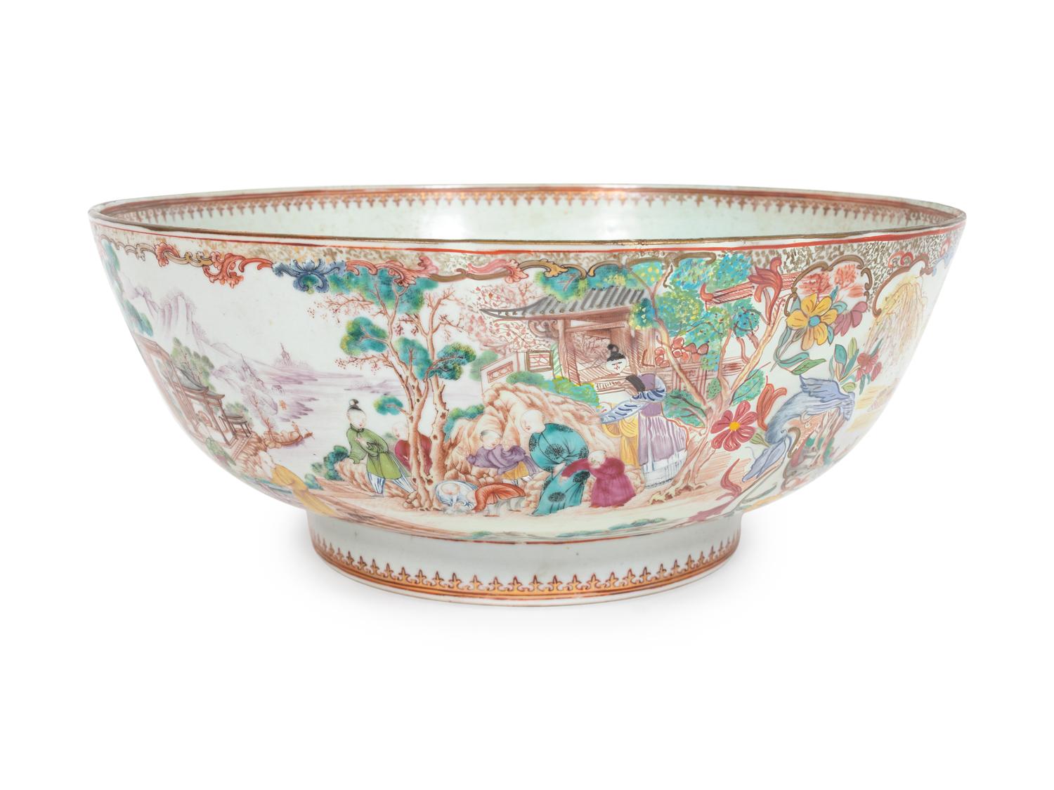 A Chinese Porcelain Punchbowl