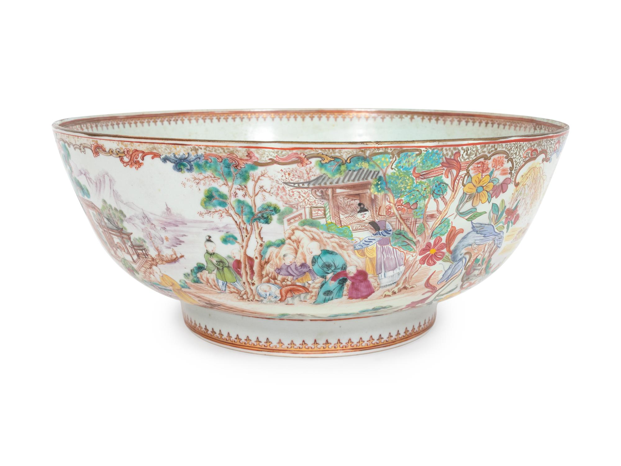 A Chinese Porcelain Punchbowl