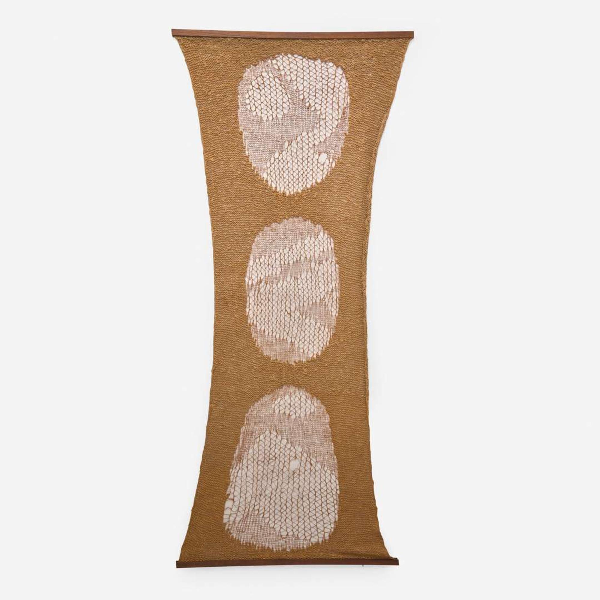Ronald King (American, 20th Century) Hanging Knit Fiber Panel, USA, circa 1968