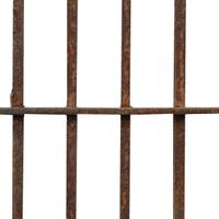 A Set of Eleven American Cast Iron Elevator Doors/Grates 23" W x 1" D x 82" H — United States, Early 20th Century